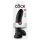 King Cock 9 - Dildo preto com ventosa e testículos (23cm)
