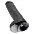 King Cock 11 - dildo com ventosa e escroto 28cm - preto