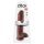 King Cock 11 - Dildo Marrom c/ Ventosa e Testículos (28cm)