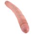 King Cock 12 Slim - Dildo Duplo Realista (31cm) - Pele Natural