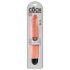 King Cock 10 Stiffy - vibrador realista e à prova d'água (25cm) - natural