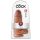 King Cock 9 Chubby - Dildo com ventosa (23cm) - tom escuro