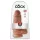 King Cock - dildo com ventosa - 23cm - cor pele escura