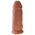 King Cock - dildo com ventosa - 23cm - cor pele escura