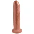 King Cock - dildo realista 18cm - cor marrom escuro