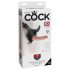 King Cock 7 - Dildo com Arnês (Preto)