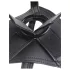 King Cock - dildo com arnês - 18cm - preto