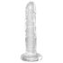 King Cock Clear 6 - Dildo com ventosa (15cm)