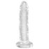 King Cock Clear 6 - Dildo com ventosa (15cm)
