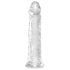 King Cock Clear 8 - Dildo Grande com Ventosa (20cm)