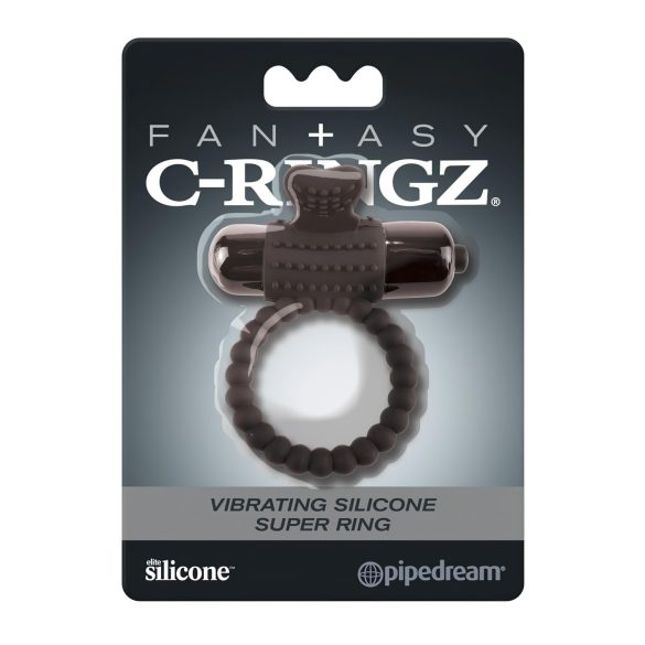 Anel Vibratório Pipedream Fantasy C-Ringz - Preto