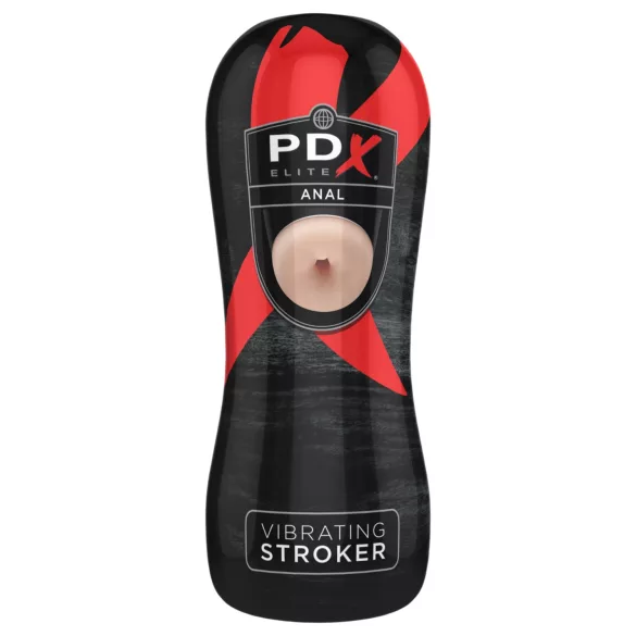 PDX Elite - masturbador vibratório de nádegas (cor natural)