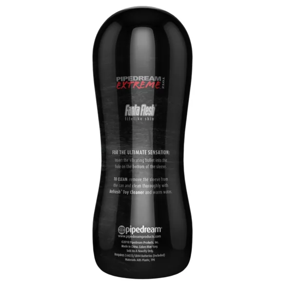 PDX Elite - masturbador vibratório de nádegas (cor natural)