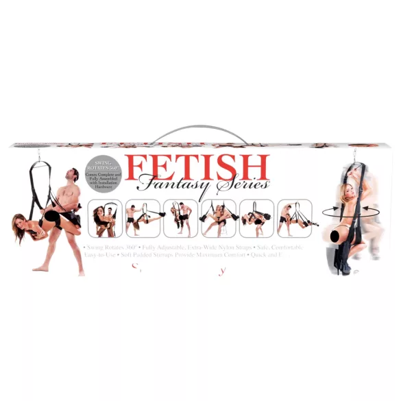 Fetish Fantasy - balanço sexual giratório 360 graus - preto
