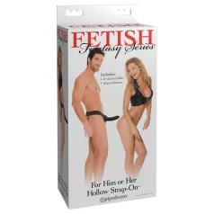 Fetish Fantasy - dildo oco com cinta - preto