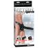 Fetish Strap-On 12 - Dildo Oco com Arnês (preto)