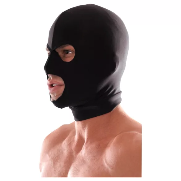 Fetish Fantasy - máscara de boquete - couro sintético preto