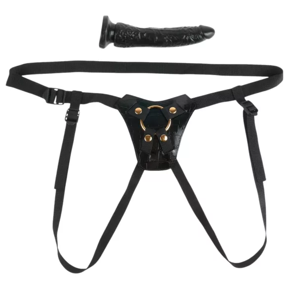 Fetish Fantasy - arnês para cintas e strap-on - preto