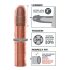 X-TENSION Perfect 3 - Extensor Peniano Realista (22,8cm) - Natural