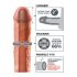 X-TENSION Mega 2 - Extensão Realística para Pênis (20,3cm) - Natural