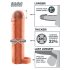 X-TENSION Perfect 1 - Capa Peniana com Anel (17,7 cm) - Natural