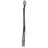 Fetish Fantasy - chicote flogger cat-o-nine - couro preto 65cm
