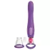 Fantasy - vibrador clitóris 3 em 1 recarregável roxo