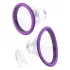 Fantasy - vibrador clitóris 3 em 1 recarregável roxo