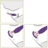 Fantasy - vibrador clitóris 3 em 1 recarregável roxo