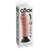 King Cock - vibrador realístico flexível 25cm