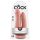 King Cock Double Penetrator - Dildo Duplo Realista (cor natural)