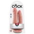 King Cock Double Penetrator - Dildo Duplo Realista (cor natural)