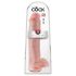 King Cock 15 - Dildo com ventosa e escroto (38cm) - Natural