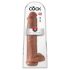King Cock 15 - Dildo Gigante 38cm - Natural Escuro