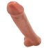 King Cock 15 - Dildo Gigante 38cm - Natural Escuro
