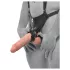 King Cock - strap-on oco com dildo 25cm
