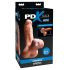 PDX Reach Around - 2 em 1: Próteses de Nádegas e Extensor de Pênis (Natural)