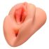 PDX Double Stroker - 2 em 1 Masturbador Realista (pele natural)