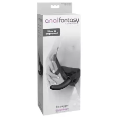   analfantasy - cinta com dildo realístico - penetração anal - silicone preto
