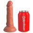 King Cock Elite 6 - Dildo Realista com Ventosa (15cm) - Escuro