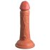 King Cock Elite 6 - Dildo Realista com Ventosa (15cm) - Escuro