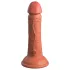 King Cock Elite 6 - dildo realístico com ventosa 15cm - cor escura