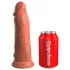 King Cock Elite 8 - dildo com ventosa 20cm - cor pele escura