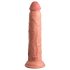 King Cock Elite 9 - Dildo realista de ventosa (23cm) - Pele natural