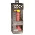 King Cock Elite 6 - vibrador com ventosa (15 cm) - cor natural