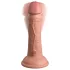 King Cock Elite 6 - vibrador com ventosa (15 cm) - cor natural