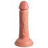 King Cock Elite 6 - Vibrador Realista 15cm (Tom Natural Escuro)