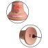 King Cock Elite 6 - Vibrador Realista 15cm (Tom Natural Escuro)