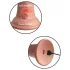 King Cock Elite 6 - vibrador realístico 15cm - cor pele escura