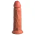 King Cock Elite 8 - vibrador realístico 20cm - silicone marrom